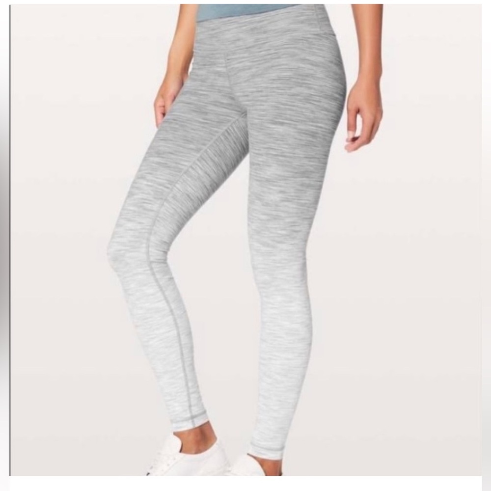 Lululemon- WunderUnder HR Ombré Melange Space Dye Tights- Full-On Luon 29”